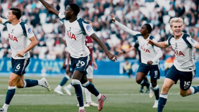 ‘베리발 1골 1도움’ 토트넘, 10명 웨스트햄 3-0 제압…EPL 2위 도약